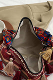 Tassel Adjustable Strap Shoulder Bag - Trendsi - Flyclothing LLC