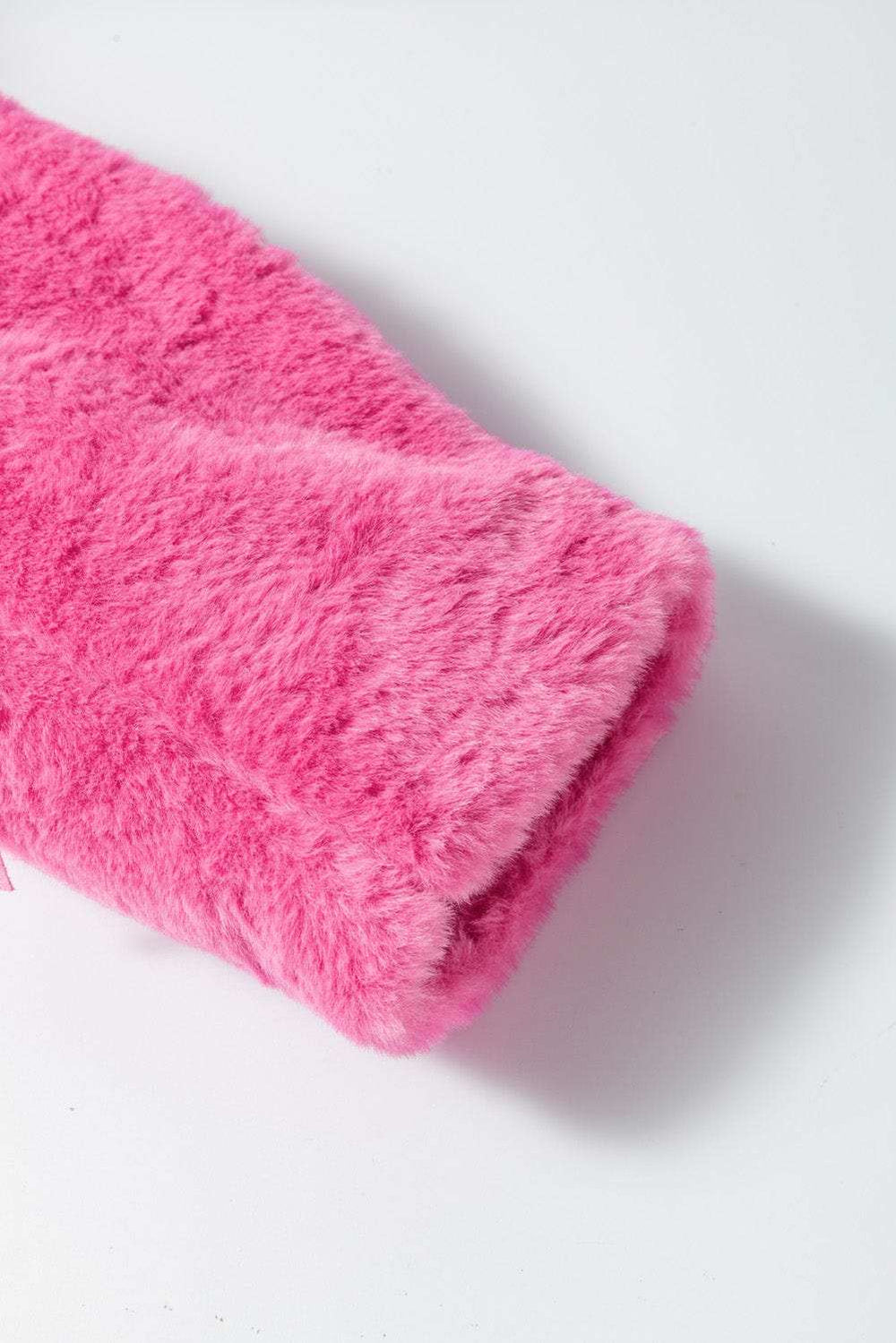 Fringed Zip Up Fleece Jacket - Trendsi - Flyclothing LLC