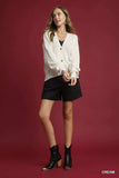Umgee Button-Front V-Neck Knit Cardigan - Trendsi - Flyclothing LLC