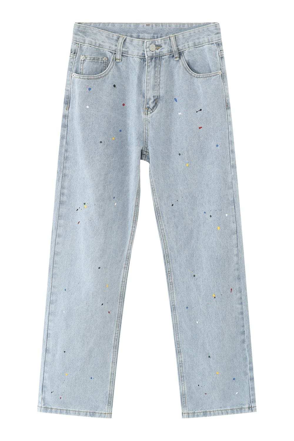 Baggy Jeans with Pockets - Trendsi - Flyclothing LLC