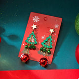 Christmas Tree Ball Drop Earrings - Trendsi - Flyclothing LLC