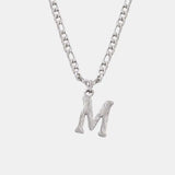 Titanium Steel Letter Pendant Necklace - Trendsi - Flyclothing LLC