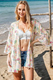 Heimish Full Size Multi Color Floral Open Cardigan Plus Size - Trendsi - Flyclothing LLC