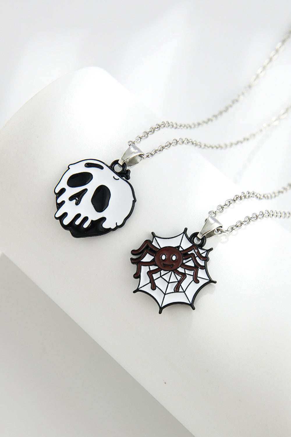Two-Piece Halloween Theme Necklace Set - Trendsi - Flyclothing LLC