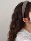 Polka Dot Polyester Wide Headband - Trendsi - Flyclothing LLC