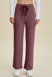 Basic Bae Full Size Air Scuba Drawstring Wide Leg Pants - ShopBasicbae - Flyclothing LLC