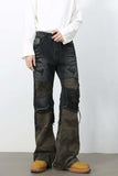 Men's Frayed Hem Camouflage Jeans - Trendsi - Flyclothing LLC