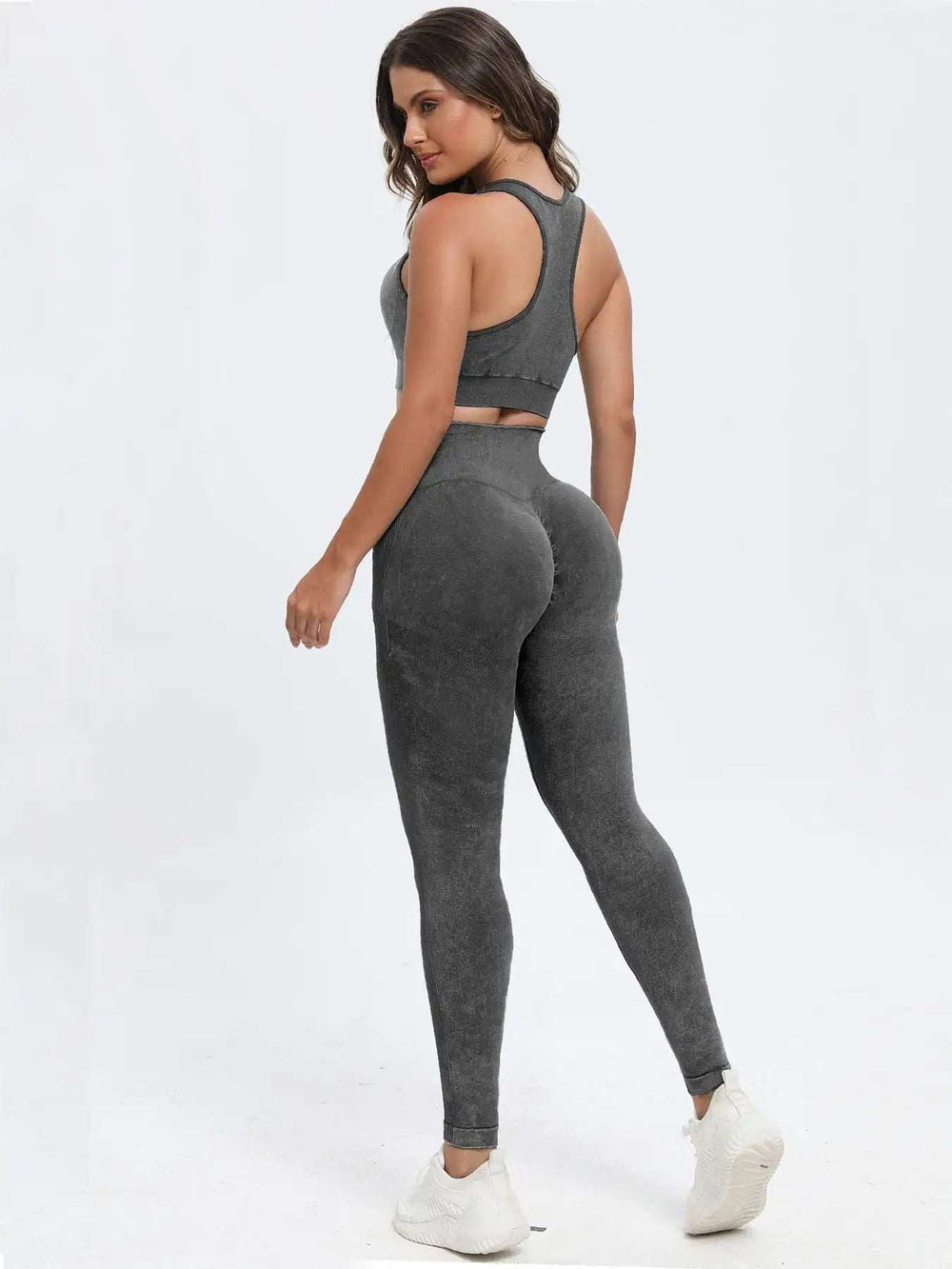 Scoop Neck Wide Strap Top and Pants Active Set - Trendsi - Flyclothing LLC
