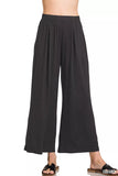 Zenana Elastic Waist Comfy Lounge Pants - Trendsi - Flyclothing LLC