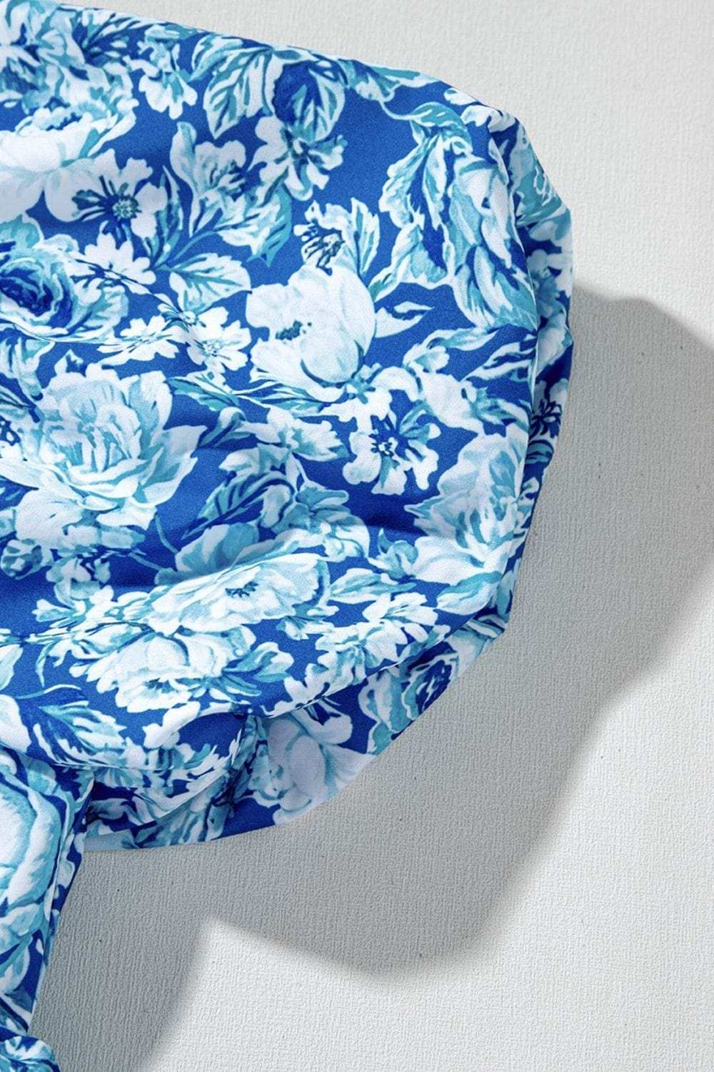 Floral Puff Sleeve Babydoll Mini Dress - Trendsi - Flyclothing LLC