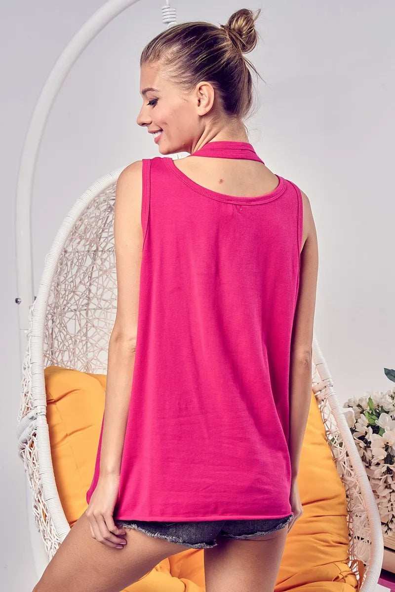 BiBi Cotton Span Knit Double Wear Tank Top - Trendsi - Flyclothing LLC