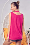 BiBi Cotton Span Knit Double Wear Tank Top - Trendsi - Flyclothing LLC