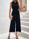 Sleeveless Wide Leg Jumpsuit - Trendsi - Flyclothing LLC
