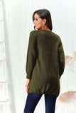Open Front Long Sleeve Cardigan - Trendsi - Flyclothing LLC