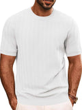 Men's Full Size Round Neck Short Sleeve T-Shirt Plus Size - Trendsi - Flyclothing LLC