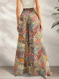 Printed Wide Leg Pants - Trendsi - Flyclothing LLC