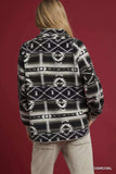 Umgee Aztec Print Sherpa Pullover - Trendsi - Flyclothing LLC
