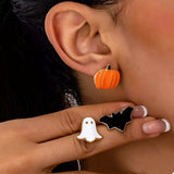 3-Pair Halloween Stud Earrings - Trendsi - Flyclothing LLC