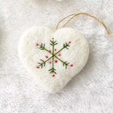 Christmas Felt Snowflake Ornament - Trendsi - Flyclothing LLC