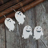 2 Piece Alloy Acrylic Ghost Dangle Earrings - Trendsi - Flyclothing LLC