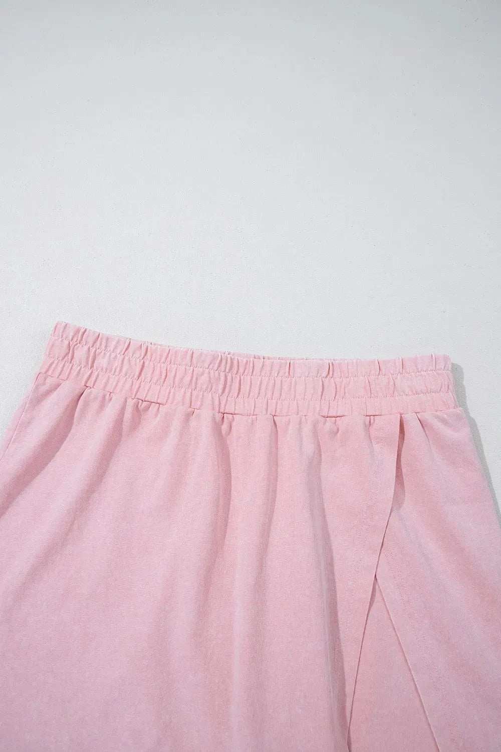 Mineral Wash Cotton Tank Top and Slit Skort Set - Trendsi - Flyclothing LLC