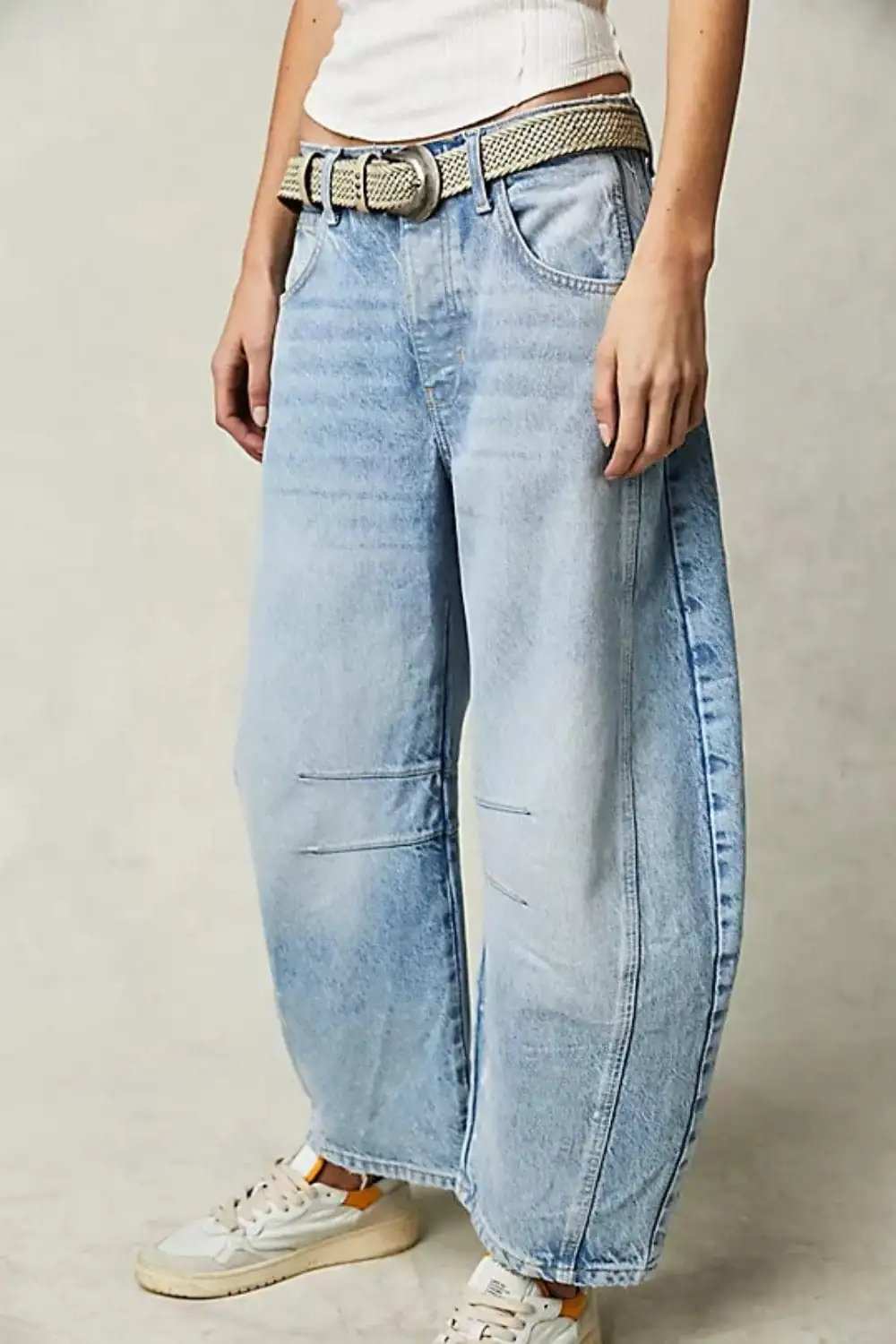 Wide Leg Jeans with Pockets - Trendsi - Flyclothing LLC