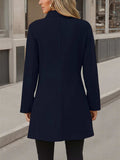 Button Up Long Sleeve Coat - Trendsi - Flyclothing LLC