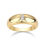 925 Sterling Silver Moissanite Ring - Trendsi - Flyclothing LLC