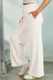 Drawstring Wide Leg Pants with Pockets - Trendsi - Flyclothing LLC