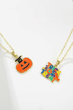 Two-Piece Halloween Theme Necklace Set - Trendsi - Flyclothing LLC