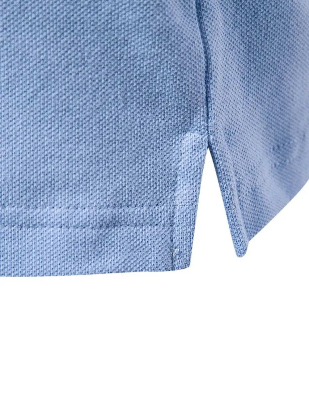 Men's Embroidered Striped Short Sleeve Polo - Trendsi - Flyclothing LLC