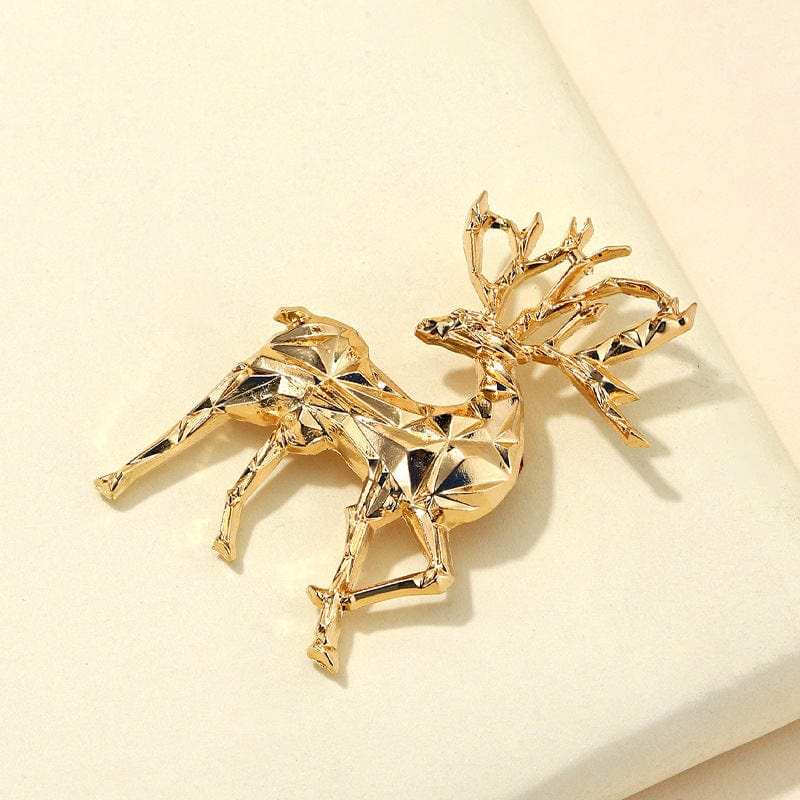 Alloy Reindeer Brooch - Trendsi - Flyclothing LLC