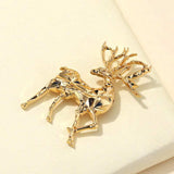 Alloy Reindeer Brooch - Trendsi - Flyclothing LLC