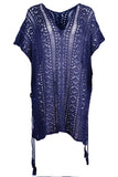 Cutout V-Neck Cover-Up with Tassel - Trendsi - Flyclothing LLC
