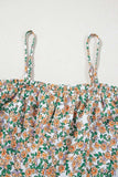 Floral Spaghetti Strap Ruffled Cami - Trendsi - Flyclothing LLC