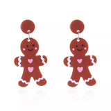 Christmas Acrylic Dangle Earrings - Trendsi - Flyclothing LLC