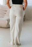 Drawstring High Waist Pants with Pockets - Trendsi - Flyclothing LLC