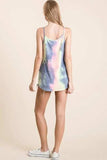 BiBi Tie Dye Terry Camisole with Caged Neck - Trendsi - Flyclothing LLC