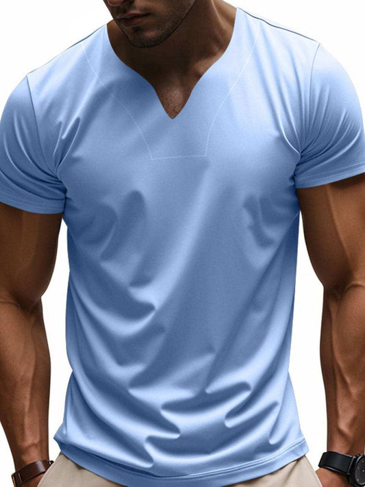 Men's Full Size Short Sleeve T-Shirt Plus Size - Trendsi - Flyclothing LLC