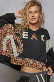 POL Peace Patch Floral Long Sleeve Hoodie - Trendsi - Flyclothing LLC
