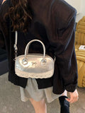Lace Detail Bow Crossbody Bag - Trendsi - Flyclothing LLC