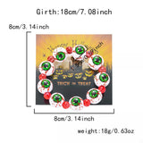 Halloween Beaded Necklace and Bracelet Jewelry Set - Trendsi - Flyclothing LLC