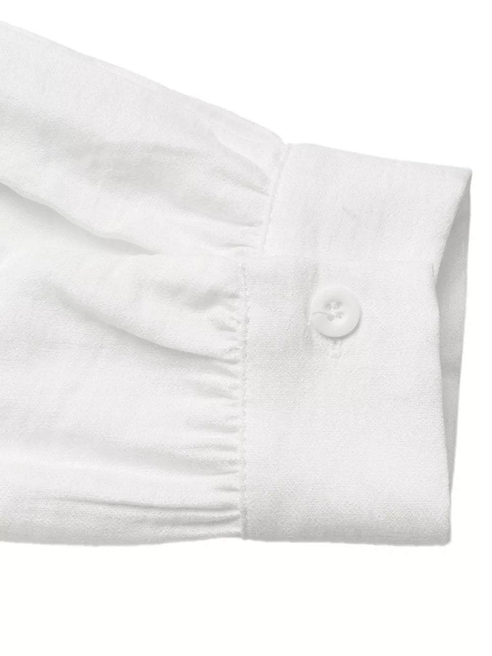 Lace Trim Long Sleeve Shirt - Trendsi - Flyclothing LLC