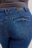 Judy Blue Full Size Mid Rise Bootcut Jeans with Welt Pockets Plus Size - Trendsi - Flyclothing LLC