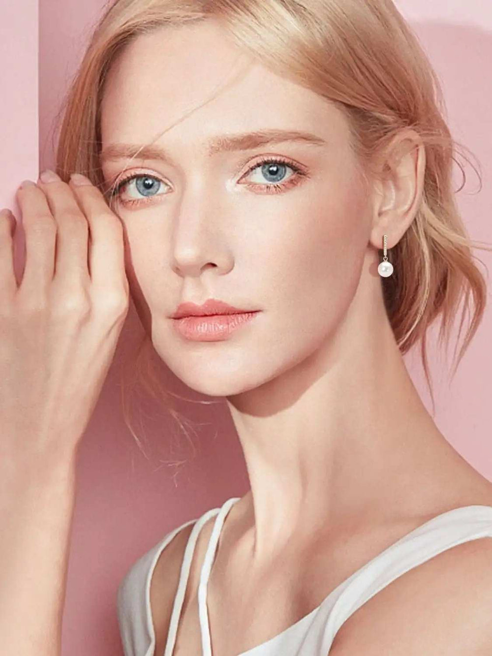 925 Sterling Silver Freshwater Pearl Earrings - Trendsi - Flyclothing LLC