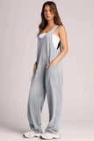 Lovelet V-Neck Wide Strap Overalls - Trendsi - Flyclothing LLC