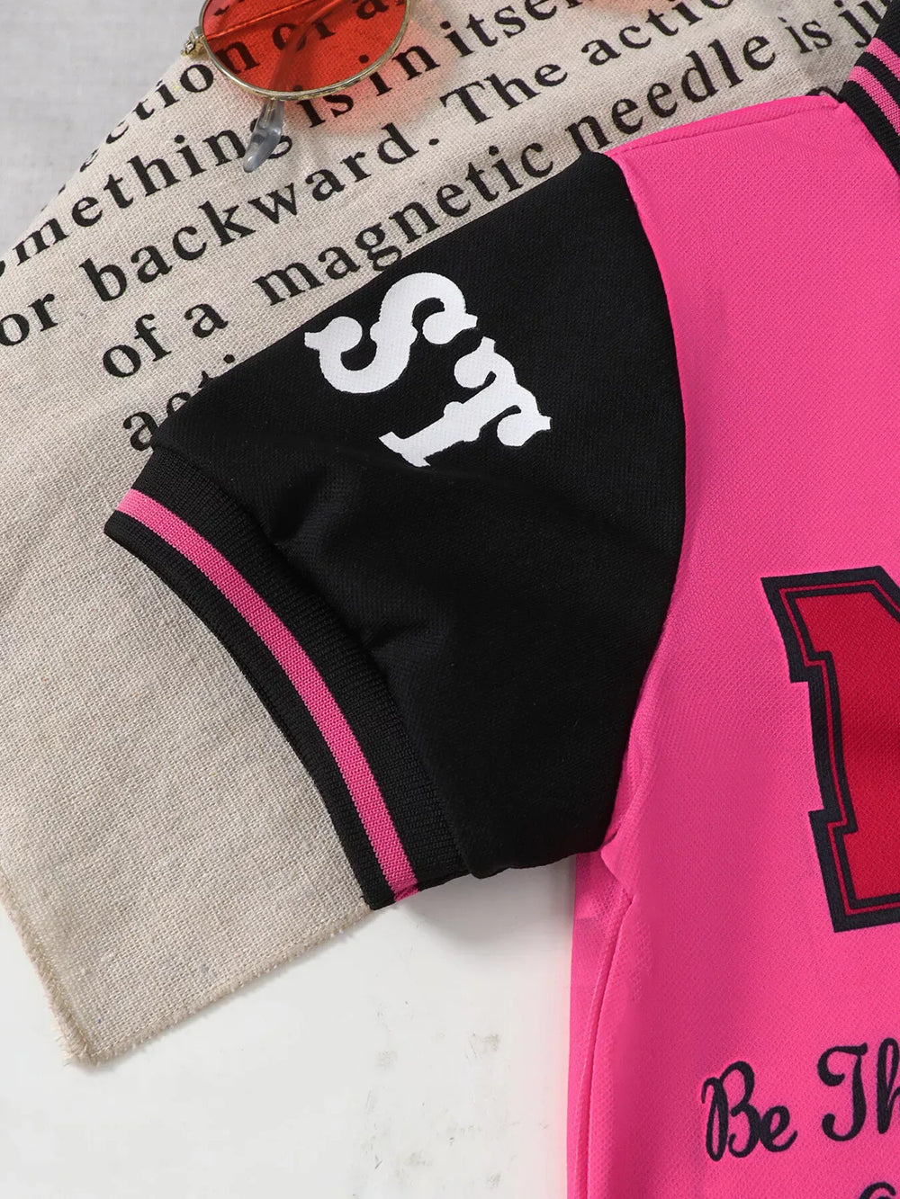 Children's Letter Graphic Polo Shirt & Shorts Set - Trendsi - Flyclothing LLC