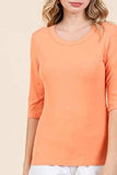 Mittoshop Round Neck Half Sleeve T-Shirt - Trendsi - Flyclothing LLC