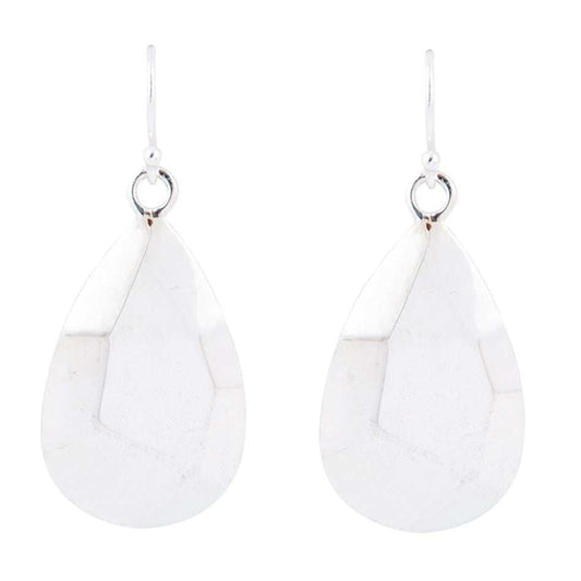 Faceted Sterling Silver Drop Earrings - Barse Jewelry - Flyclothing LLC