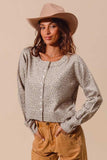 SO ME Two Tone Leopard Vintage Print Button Up Cardigan - Trendsi - Flyclothing LLC